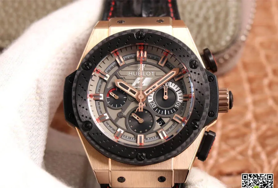 Hublot King Power 703.ZM.1123.NR.FMO10 V6 Factory 1:1 Best Edition Replica Watch Leather Strap